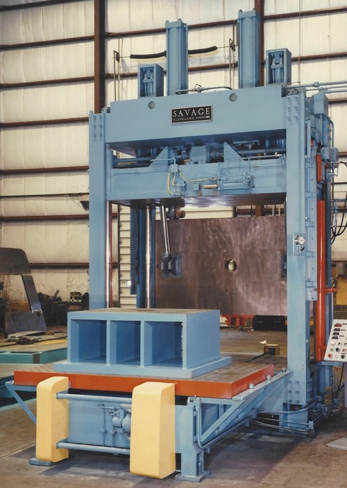 Die Spotting Press with Shuttle Table